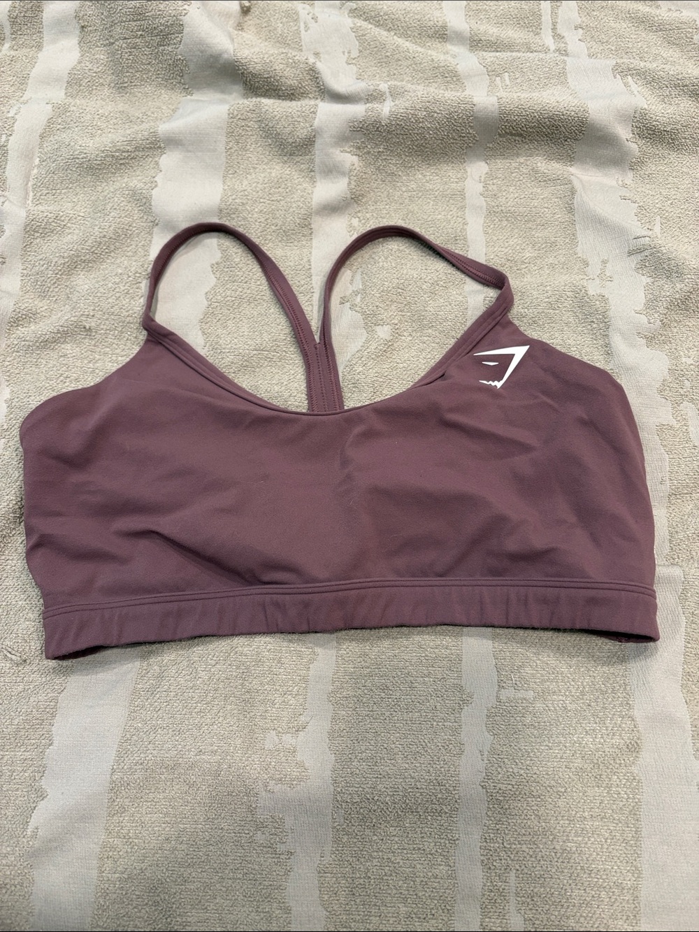 Gymshark mauve/plum Seamless Strappy Sports Bra size large